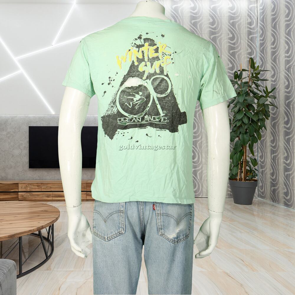 80s Ocean Pacific Surf Hawaii Vintage Single Stitch Tee S